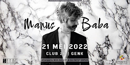 Manus Baba LIVE | Club 26 GENK