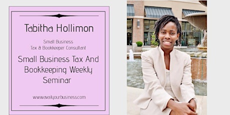 Hair/Tan/Tattoo Salons/Barbershops-Small Business Tax And Bookkeeping Seminar primary image