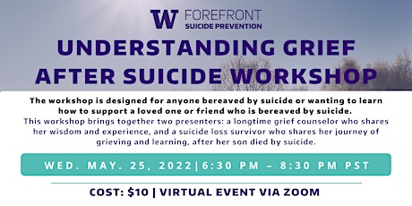 Understanding Grief after Suicide Workshop tickets