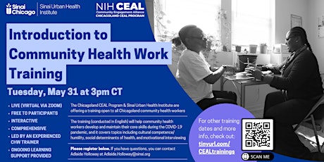 Introduction to Community Health Work Training- May 31, 2022 tickets