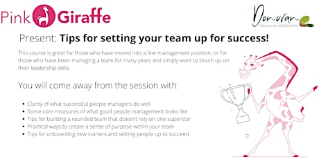 Tips for setting your team up for success! tickets