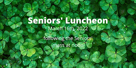 Copy of Seniors' Luncheon Wednesday