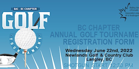 BC CHAPTER ANNUAL GOLF TOURNAMENT tickets