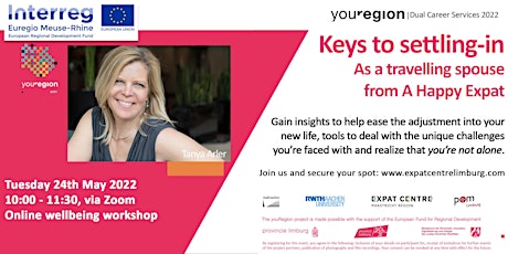 Wellbeing workshop : Keys to settling-in as a travelling spouse tickets