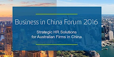 UNSW Business in China Forum primary image