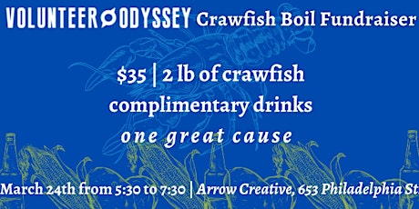Volunteer Odyssey Crawfish Boil Fundraiser primary image