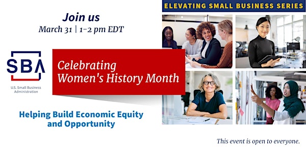 SBA Celebrates Women's History Month
