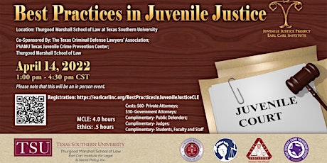 Best Practices in Juvenile Justice primary image