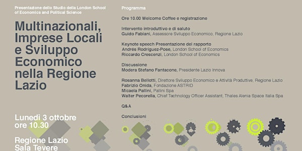 Presentazione dello studio della London School of Economics and Political S...