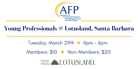 AFP Young Professionals @Lotusland (Santa Barbara) primary image
