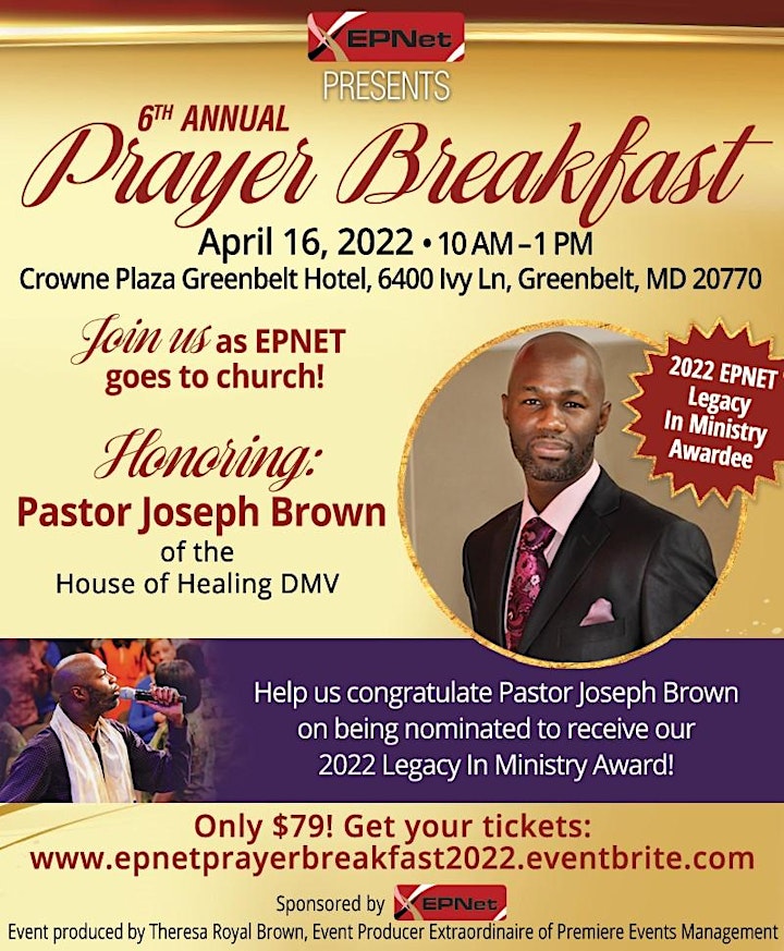 EPNET Prayer Breakfast   (EPNET Is Going Back to Church!) image