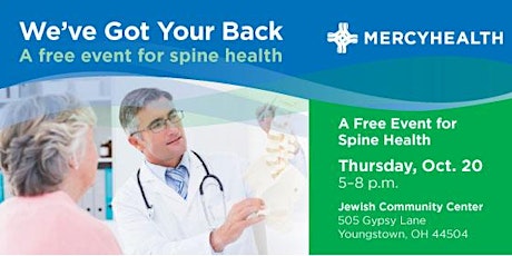 We've Got Your Back: A free event for spine health primary image