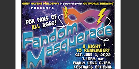Fandom Masquerade - A Night of Pop Culture Activities and Dining