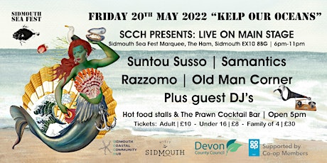 Sidmouth Sea Fest 2022 Friday Fundraising Party Night tickets
