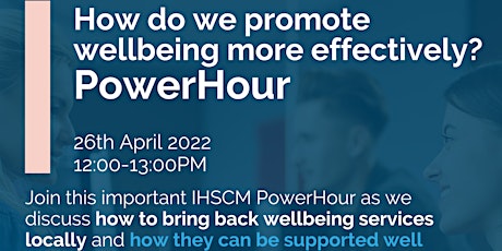 IHSCM PowerHour: Equality, Inclusion and Diversity Difficulties tickets