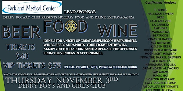 Holiday Food and Drink Extravaganza