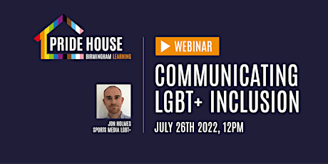 Communicating LGBT+ Inclusion tickets