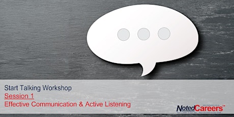 Start Talking Workshop 1: Effective Communication & Active Listening primary image