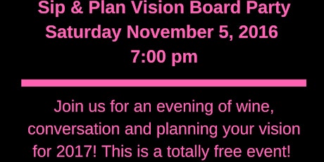 Sip & Plan Vision Board Party primary image