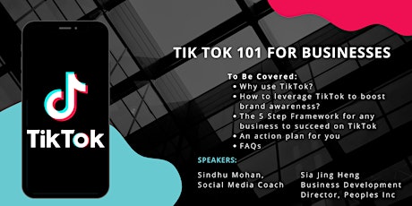 Tik Tok 101 For Businesses primary image