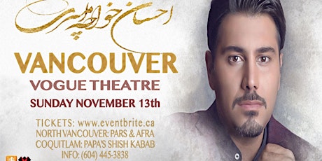 Ehsan Khaje Amiri Live in Vancouver primary image