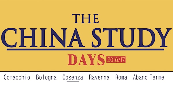 Be4eat e The China Study Days: Cosenza (EVENTO RINVIATO)