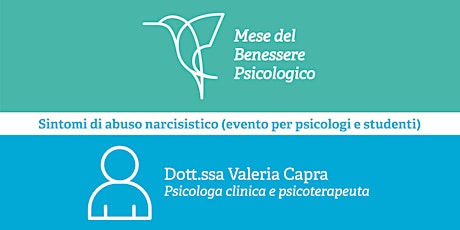 Immagine principale di Sintomi di abuso narcisistico (evento per psicologi e studenti) 
