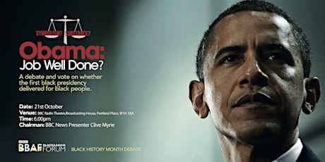 'Obama: Job Well Done?' A BBC (BBAF) Black History Month special primary image