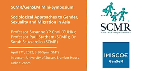 Sociological Approaches to Gender, Sexuality and Migration  (in person) primary image