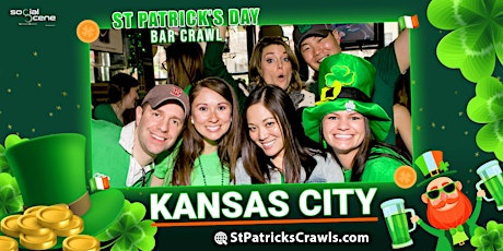 Primaire afbeelding van (ALMOST SOLD OUT) 2022 Kansas City St Patrick’s Day Bar Crawl