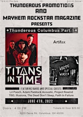 Mayhem Rockstar Magazine  Presents Thunderous Columbus   with LDD,Artifax tickets