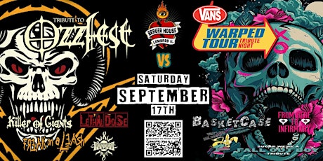 Ozzfest Vs Warped Tour at Brauer House Lombard tickets