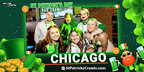 Primaire afbeelding van (SOLD OUT) 2022 Chicago St Patrick’s Day Bar Crawl