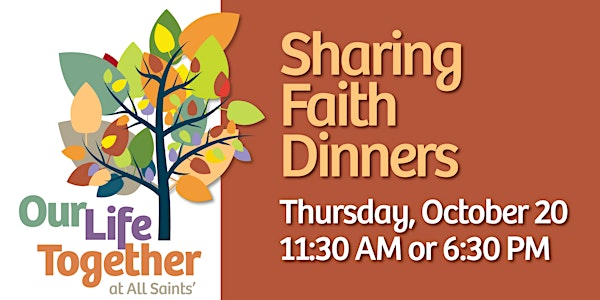 Sharing Faith Dinners - Mid-Day or Evening