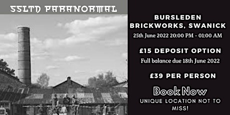 Brickworks Museum, Southampton - Ghost Hunt - 16+ tickets