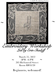 Embroidery Workshop