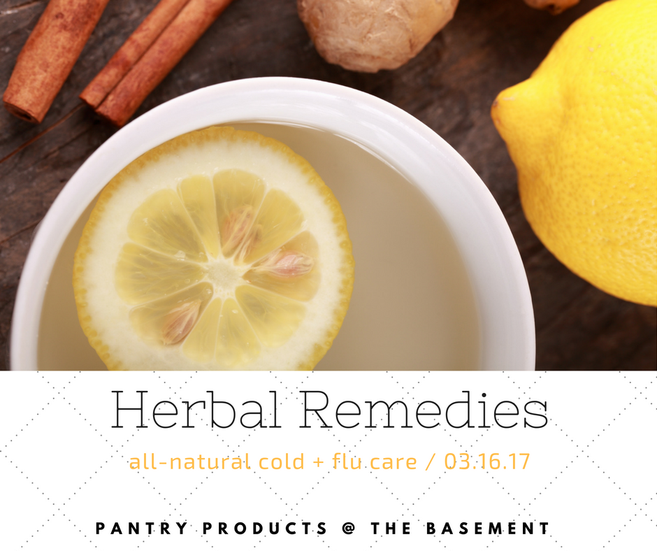 Herbal Remedies: All-Natural Cold + Flu Care Workshop