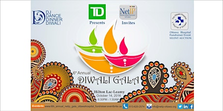 6th Annual Diwali Gala Charity Fundraiser for Ottawa Hospital primary image