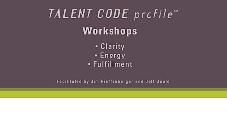 Talent Code Profile™  - 1st Quarter of Life Workshop tickets