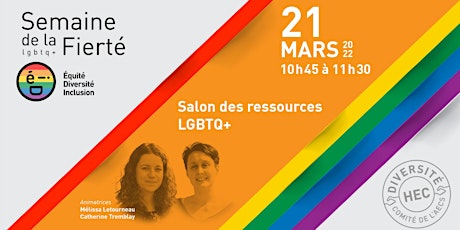 Salon des ressources LGBTQ+ primary image