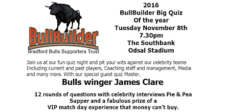 2016 BullBuilder Big Quiz  Of the year primary image