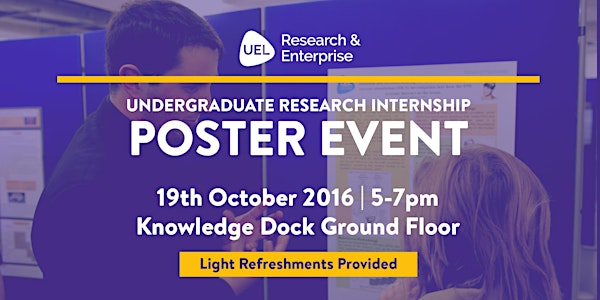 Undergraduate Research Internship - Poster Event