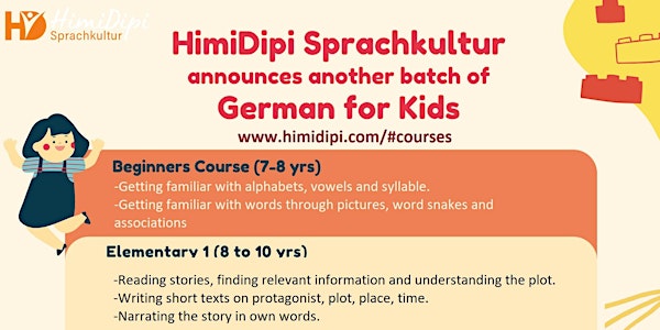 Demo for kids' Beginners Course (7-9 years)