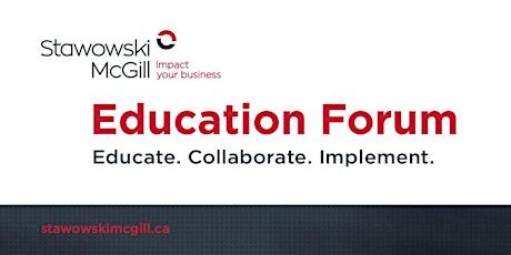 Stawowski McGill Education Forum primary image