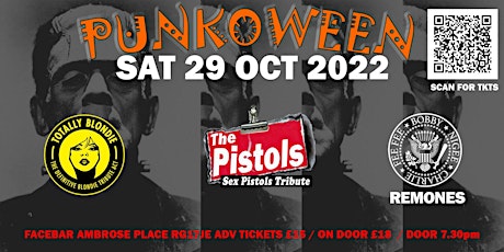 Punkoween - Blondie / Sex Pistols / Ramones Tribute  Gig Oct 29 FACEBAR tickets