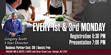 Become A Travel Business Owner - Raleigh, NC  1st Monday (C. Jones,  MD) tickets