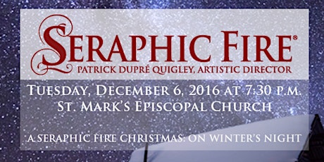 A Seraphic Fire Christmas: On Winter's Night primary image