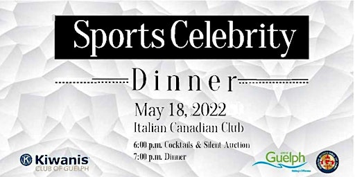 2022 Guelph Sports Hall of Fame Kiwanis Sports Celebrity Dinner