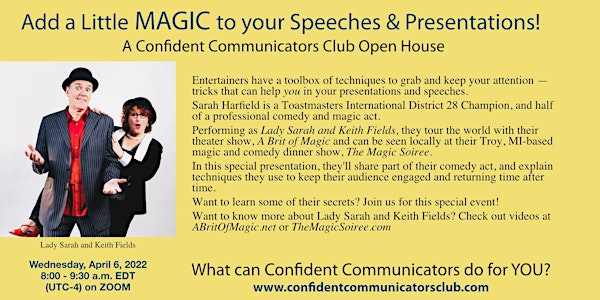 Add a Little MAGIC to your Speeches and Presentations