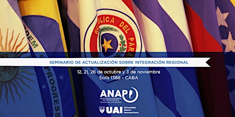 Imagen principal de Seminario de Actualización sobre Integración Regional